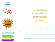 Tablet Screenshot of lesequations.net